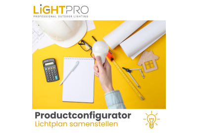Slim je tuin verlichten met Lightpro + handige productconfigurator