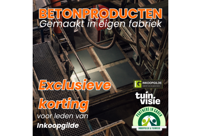 Openingsactie Finess tegels en Wallblocks nu extra voordelig via Inkoopgilde