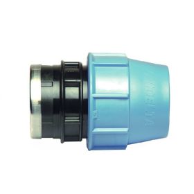 PE klemkoppeling 63 mm x 2'' bi.dr.