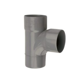 PVC Lijm T-stuk 40 x 40 mm, 90°, 3 x M, wit