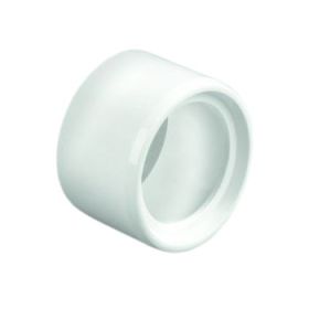PVC Lijmverloopring 40 x 32 mm, Excentrisch, wit