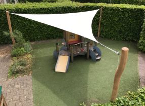 Schaduwdoek gelijkzijdige driehoek | 5 x 5 x 5 m