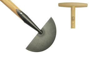 De Wit Graskantsteker 240 mm breed en houten steel van 85 cm