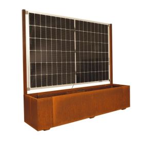 Modular Sol plantenbak met geïntegreerd zonnepaneel 