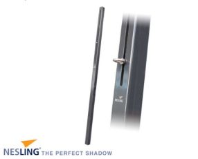 Bevestigingspaal voor schaduwdoek, hoogte instelbaar